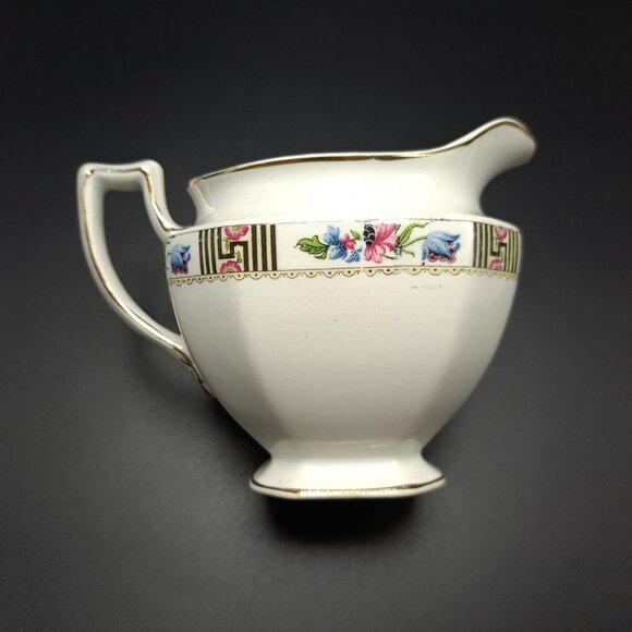 J & G Meakin England Floral Pattern Creamer Pitcher - Picture 5 of 11